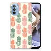 Motorola Moto G31 | G41 Siliconen Case Ananas - thumbnail