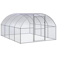 Kippenren 3x4x2 m gegalvaniseerd staal
