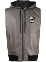 Billionaire gilet zippé à capuche - Gris