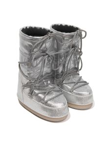 Moon Boot Kids Icon glitter boots - Argent