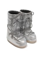 Moon Boot Kids Icon glitter boots - Argent - thumbnail