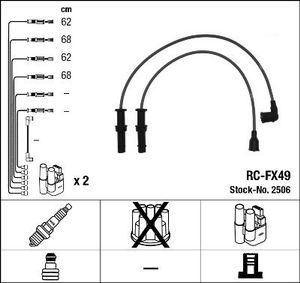 Bougiekabelset RCFX49