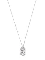 Suzanne Kalan collier Inlay en or blanc 18ct serti de diamants - Argent