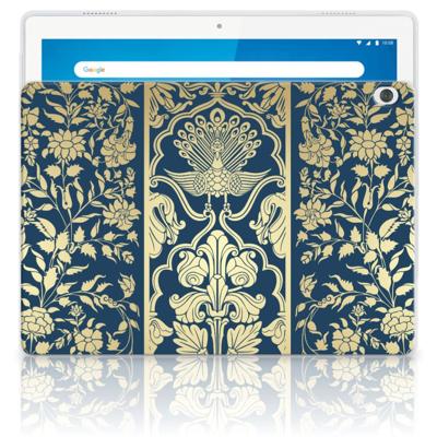 Lenovo Tab M10 | Siliconen hoesje | Beige Flowers