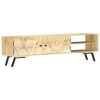 Tv-meubel 140x30x40 cm massief mangohout