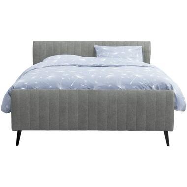 Bed Lieke - grijs/groen - 140x200 cm - Leen Bakker