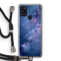 Nebula: Samsung Galaxy A21s Transparant Hoesje met koord