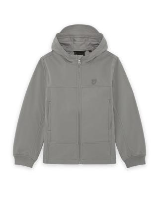 Lyle & Scott winter softshell jas jongens - grijs - Tonal Eagle