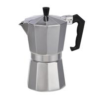 Percolator espresso koffiemaker - 300 ml - aluminium - voor 6 kopjes - thumbnail