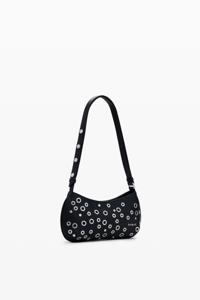 Schoudertas met studs - BLACK - U