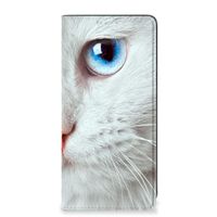 Samsung Galaxy A21s Hoesje maken Witte Kat