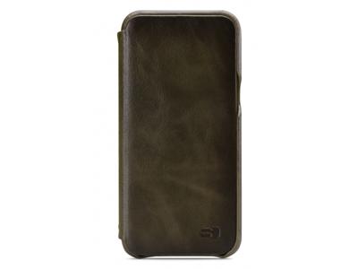 Senza Senza Desire Skinny Leather Wallet Samsung Galaxy S8 Burned Olive