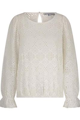 Red Button Top Ajour | Off White