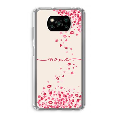 Hartjes en kusjes: Xiaomi Poco X3 Pro Transparant Hoesje