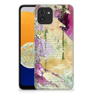 Hoesje maken Samsung Galaxy A03 Letter Painting