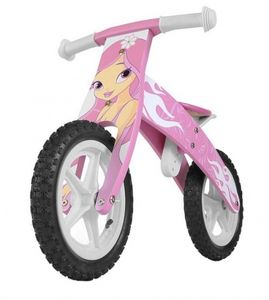 Milly Mally loopfiets Flip Pink 12 Inch Junior Roze