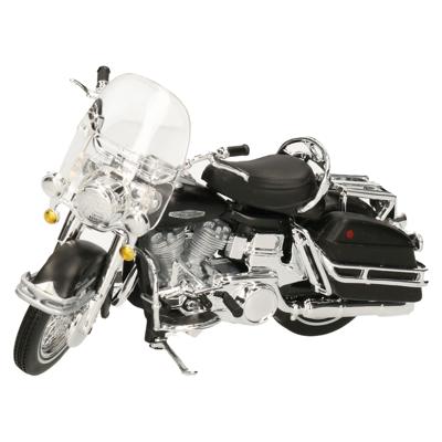 Maisto Modelmotor - Harley Davidson - FLH Electra Glide - 1966 - zwart -1:18 - schaalmodel