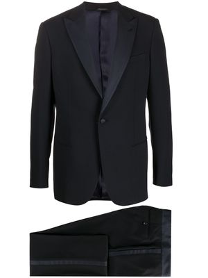 Giorgio Armani costume texturé - Bleu