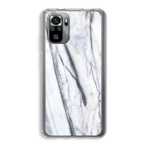 Gestreepte marmer: Xiaomi Redmi Note 10S Transparant Hoesje