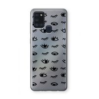 Eye pattern #2: Samsung Galaxy A21s Transparant Hoesje