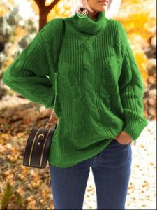 Casual Long Sleeve Turtleneck Sweater