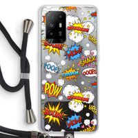 Pow Smack: Oppo A95 5G Transparant Hoesje met koord