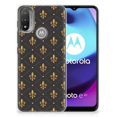 Motorola Moto E20 | E40 | TPU bumper | Franse Lelie