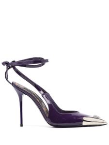 Philipp Plein escarpins en cuir à ornements 105 mm - Violet