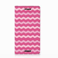 Nokia 2.1 2018 Hoesje met Magneet Waves Pink - thumbnail