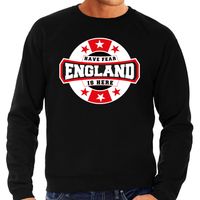 Have fear England is here / Engeland supporter sweater zwart voor heren - thumbnail