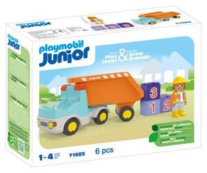 PLAYMOBIL Junior - Kiepwagen constructiespeelgoed 71685