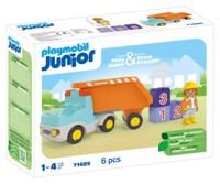 PLAYMOBIL Junior - Kiepwagen constructiespeelgoed 71685 - thumbnail