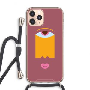 Mono V: iPhone 11 Pro Max Transparant Hoesje met koord