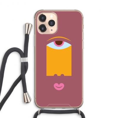 Mono V: iPhone 11 Pro Max Transparant Hoesje met koord