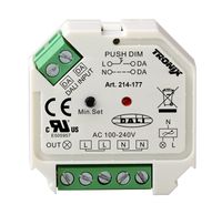 Dali dimmer 1 kanaal 230V voor triac dimbare led lampen max 200W 214-177