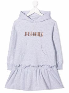 Brunello Cucinelli Kids robe-hoodie Dreamer - Gris