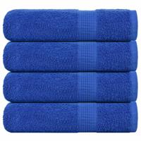 VidaXL Badhanddoeken 4 st 100x150 cm 360 g/m² 100% katoen blauw