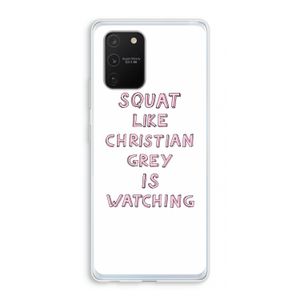 Christian Grey: Samsung Galaxy S10 Lite Transparant Hoesje