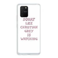 Christian Grey: Samsung Galaxy S10 Lite Transparant Hoesje