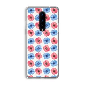 Klaproosjes: OnePlus 8 Transparant Hoesje