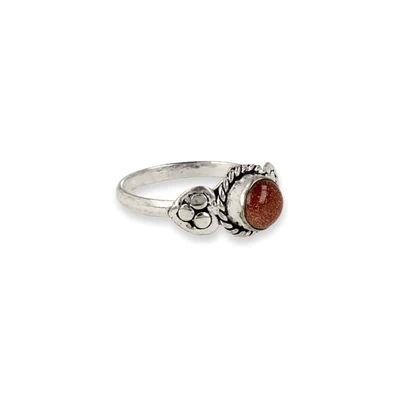 Verzilverde Ring Goldfluss &apos;Trio&apos; (Maat 17,5)