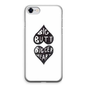 Big butt bigger heart: iPhone 8 Transparant Hoesje