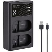 K&F Concept EN-EL15 Dual Battery Charger USB-C