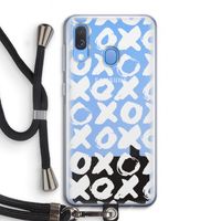 XOXO: Samsung Galaxy A40 Transparant Hoesje met koord