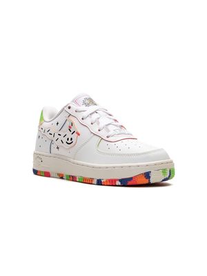 Nike Kids baskets Air Force 1 'Kids Drawing' - Blanc