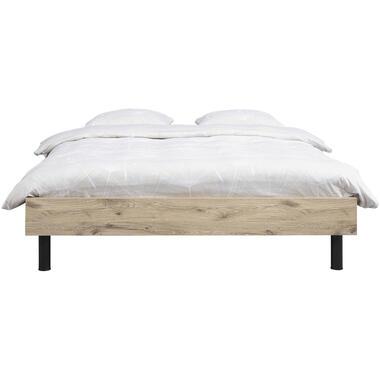 Bed Nova - eikenkleur - 180x200 cm - Leen Bakker