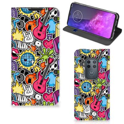 Motorola One Zoom Hippe | Standcase | Punk Rock