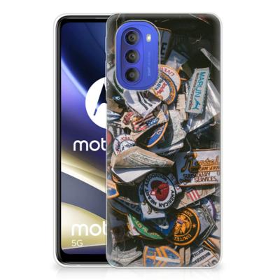 Motorola Moto G51 5G | Siliconen hoesje | met foto Badges