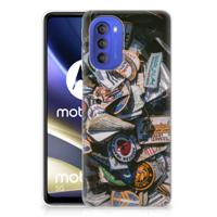 Motorola Moto G51 5G | Siliconen hoesje | met foto Badges