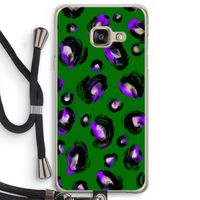 Green Cheetah: Samsung Galaxy A3 (2016) Transparant Hoesje met koord
